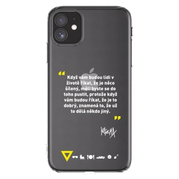 Picasee silikónový prehľadný obal pre Apple iPhone 11 - Kazma - MĚLI BYSTE SE DO TOHO PUSTIT