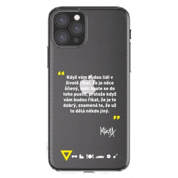 Picasee silikónový prehľadný obal pre Apple iPhone 11 Pro - Kazma - MĚLI BYSTE SE DO TOHO PUSTIT