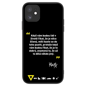 Picasee ULTIMATE CASE pro Apple iPhone 11 - Kazma - MĚLI BYSTE SE DO TOHO PUSTIT