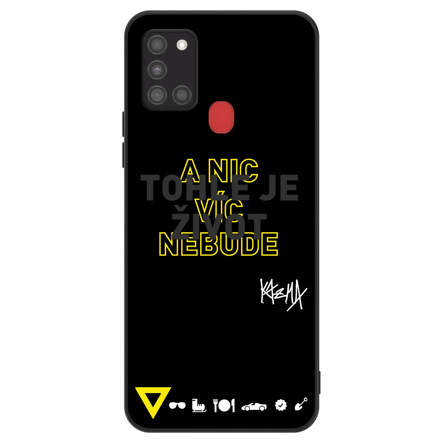 Picasee ULTIMATE CASE pro Samsung Galaxy A21s - Kazma - TOHLE JE ŽIVOT A NIC VÍC NEBUDE