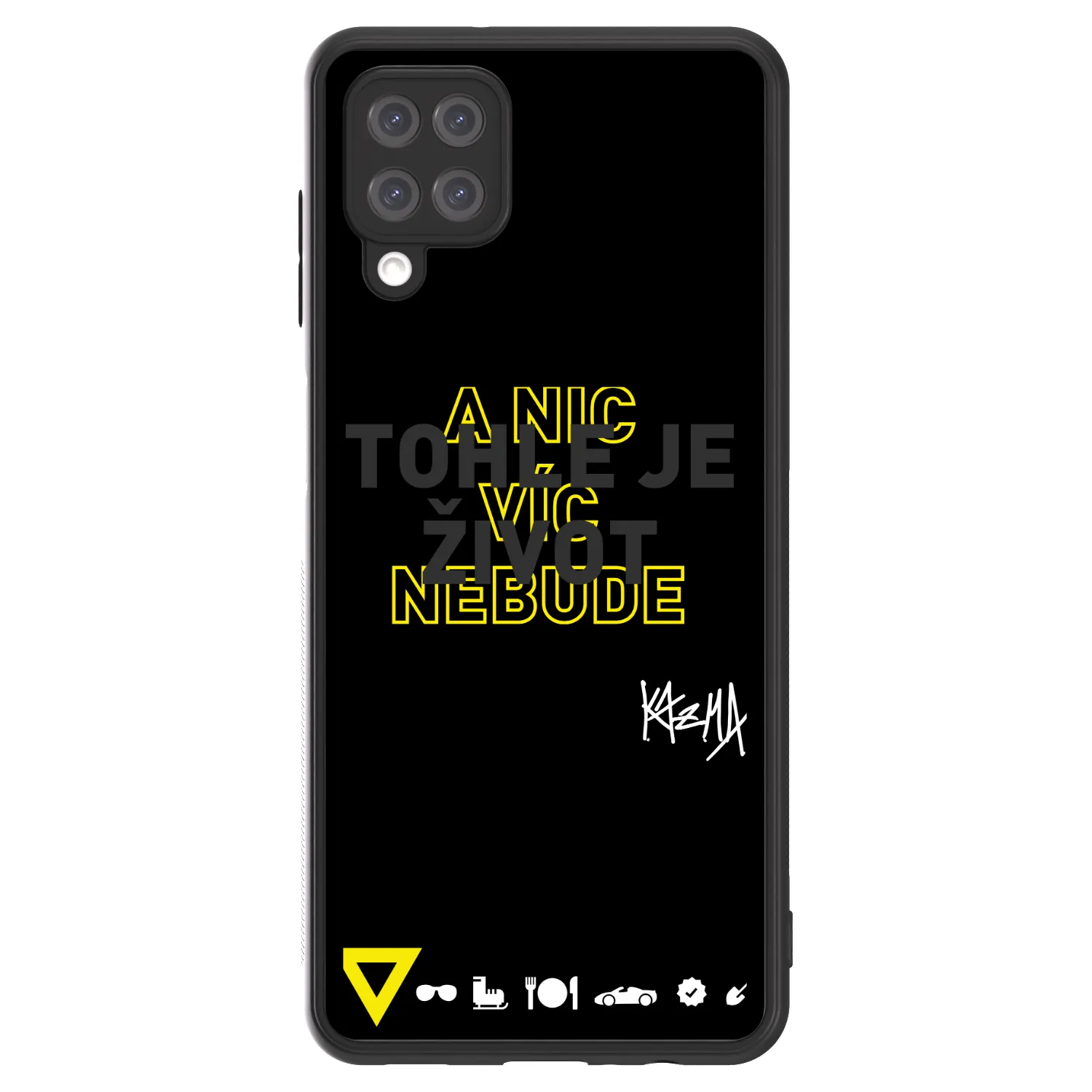 ULTIMATE CASE pro Samsung Galaxy A12 A125F - Kazma - TOHLE JE ŽIVOT A NIC VÍC NEBUDE