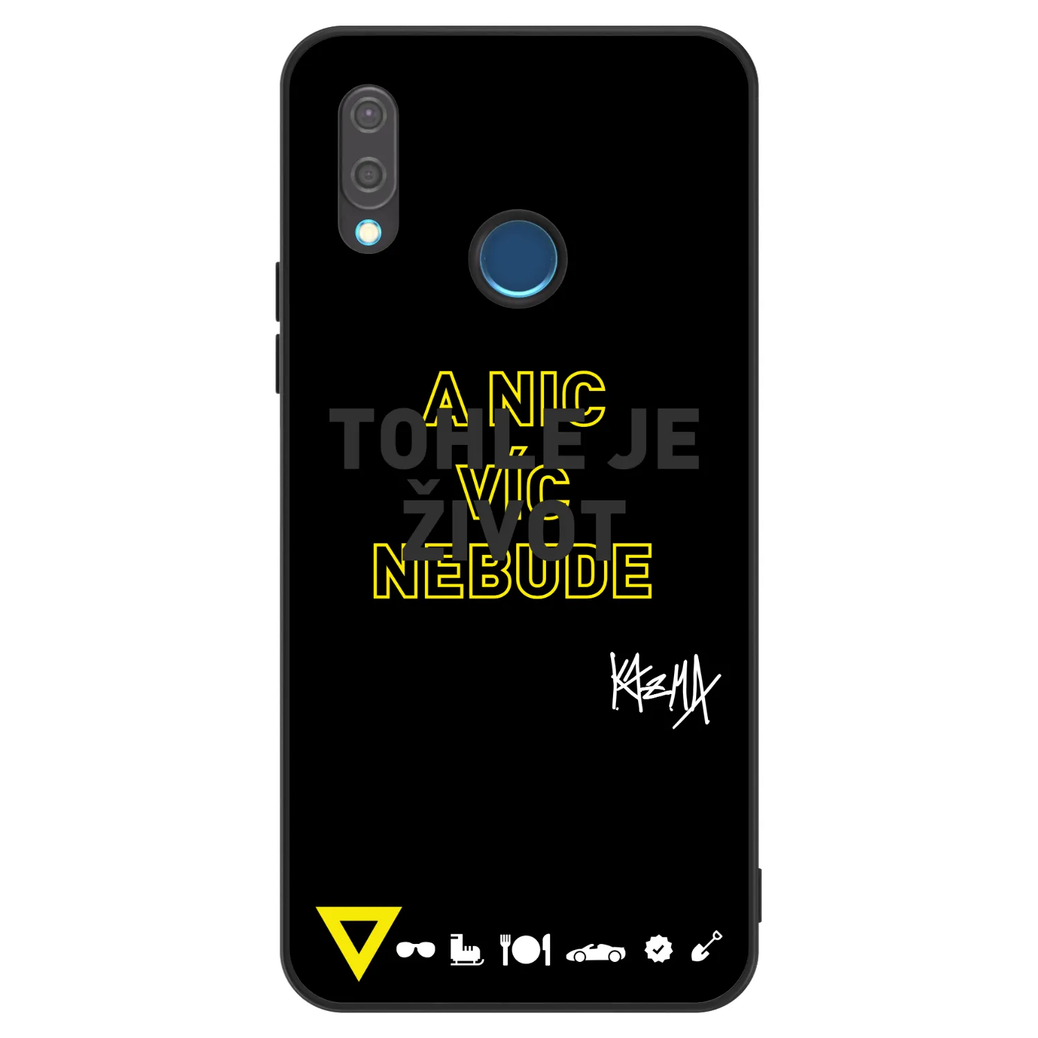 Picasee ULTIMATE CASE pro Huawei P20 Lite - Kazma - TOHLE JE ŽIVOT A NIC VÍC NEBUDE