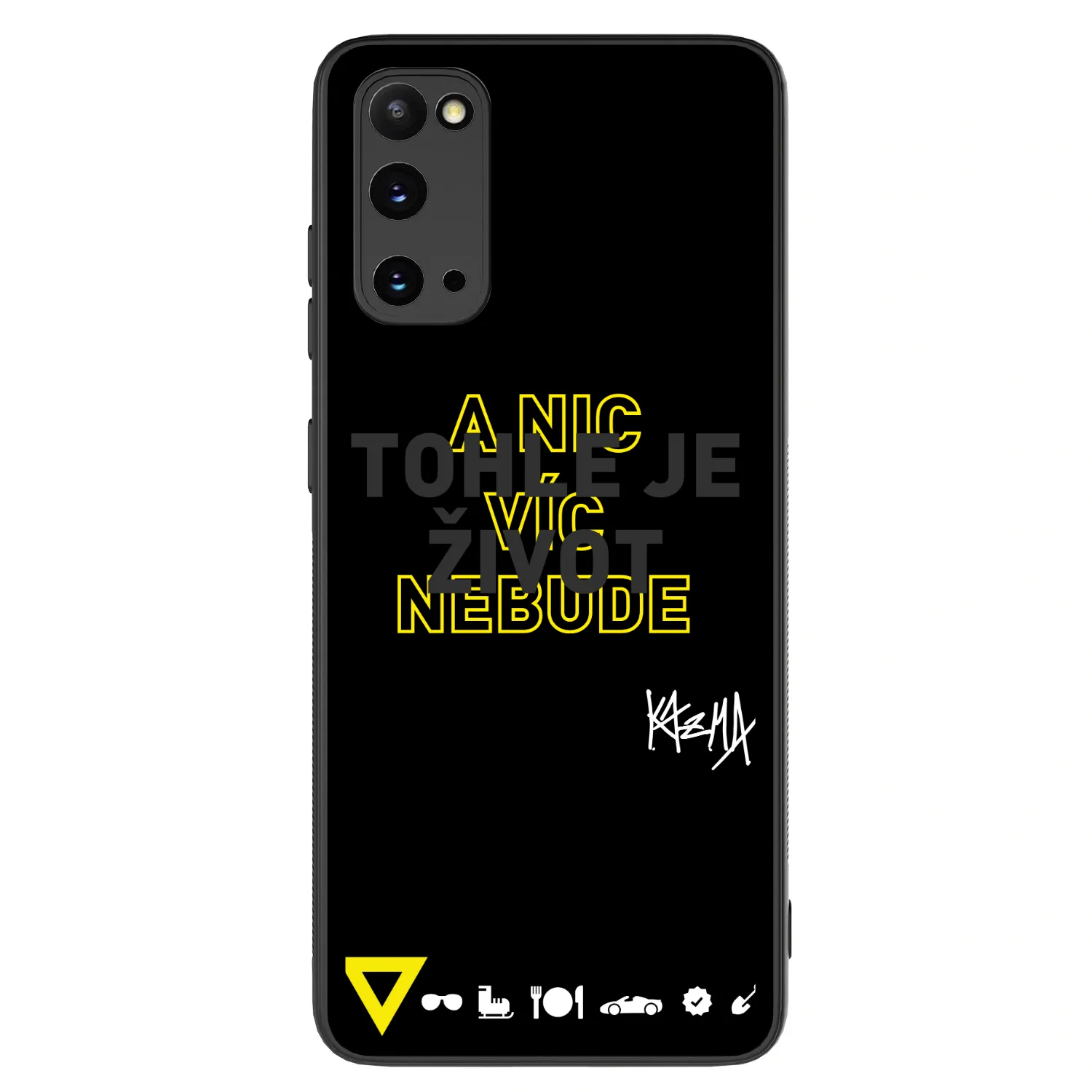 Picasee ULTIMATE CASE pro Samsung Galaxy S20 G980F - Kazma - TOHLE JE ŽIVOT A NIC VÍC NEBUDE