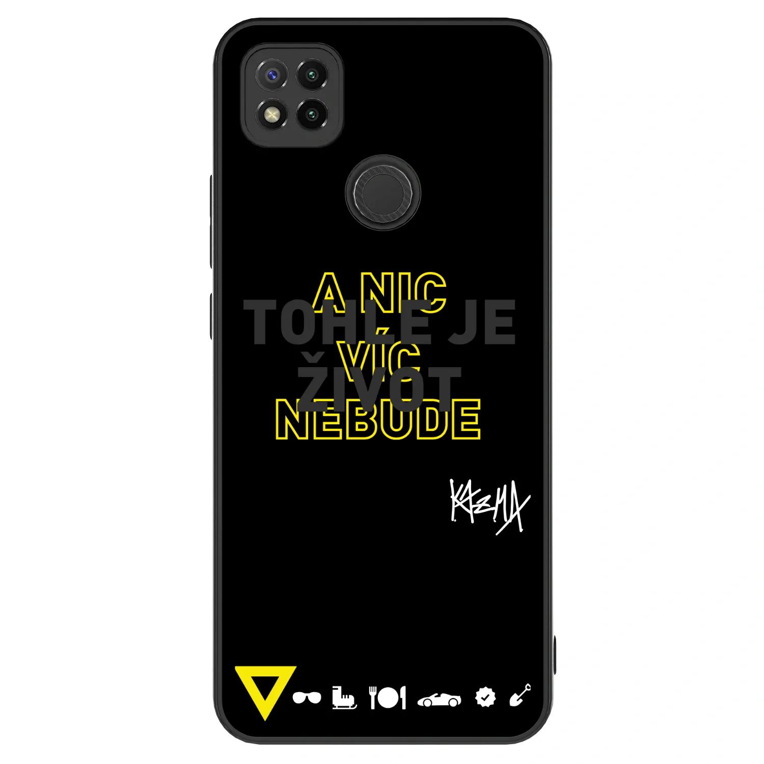 Picasee ULTIMATE CASE pro Xiaomi Redmi 9C - Kazma - TOHLE JE ŽIVOT A NIC VÍC NEBUDE