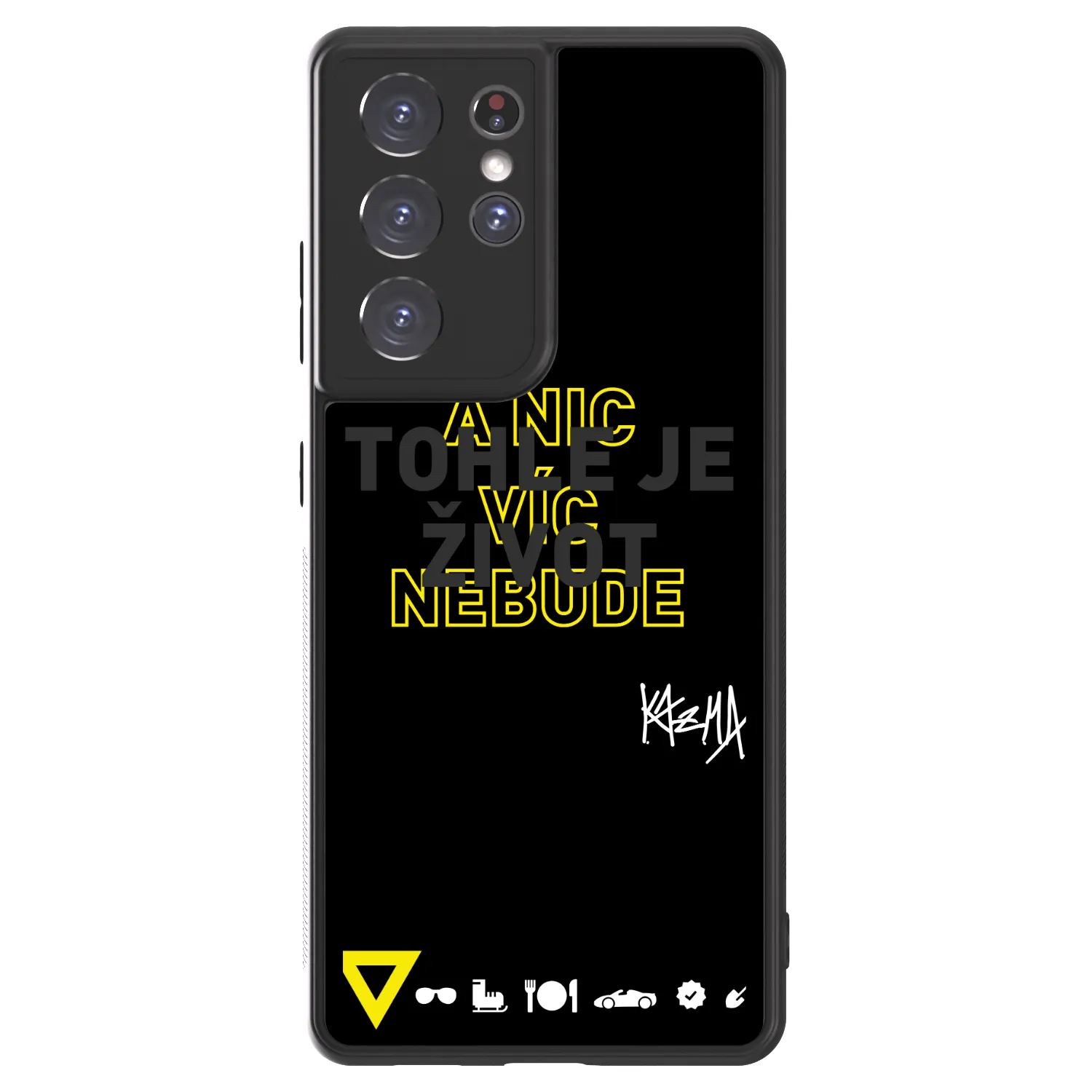 Picasee ULTIMATE CASE pro Samsung Galaxy S21 Ultra 5G G998B - Kazma - TOHLE JE ŽIVOT A NIC VÍC NEBUDE