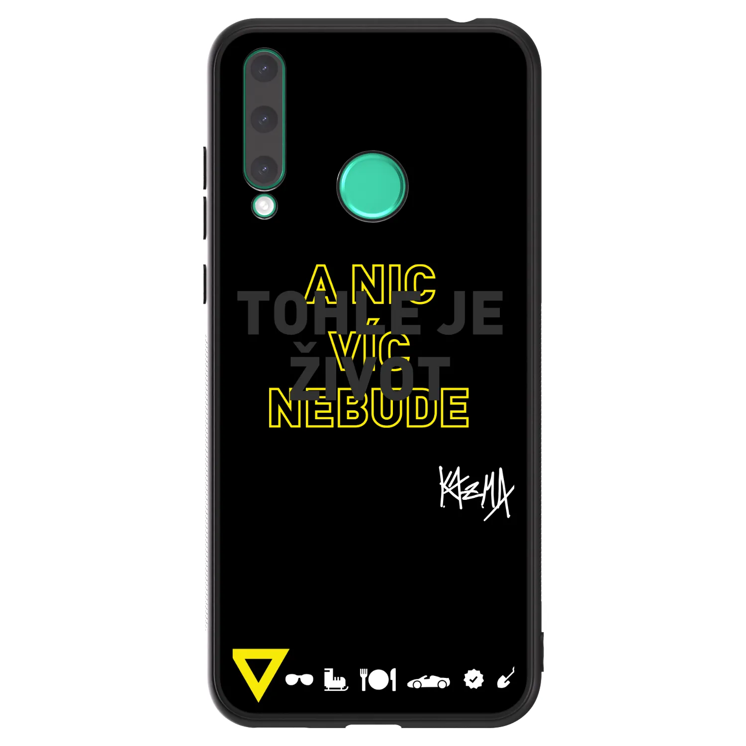 Picasee ULTIMATE CASE pro Honor 20 Lite - Kazma - TOHLE JE ŽIVOT A NIC VÍC NEBUDE