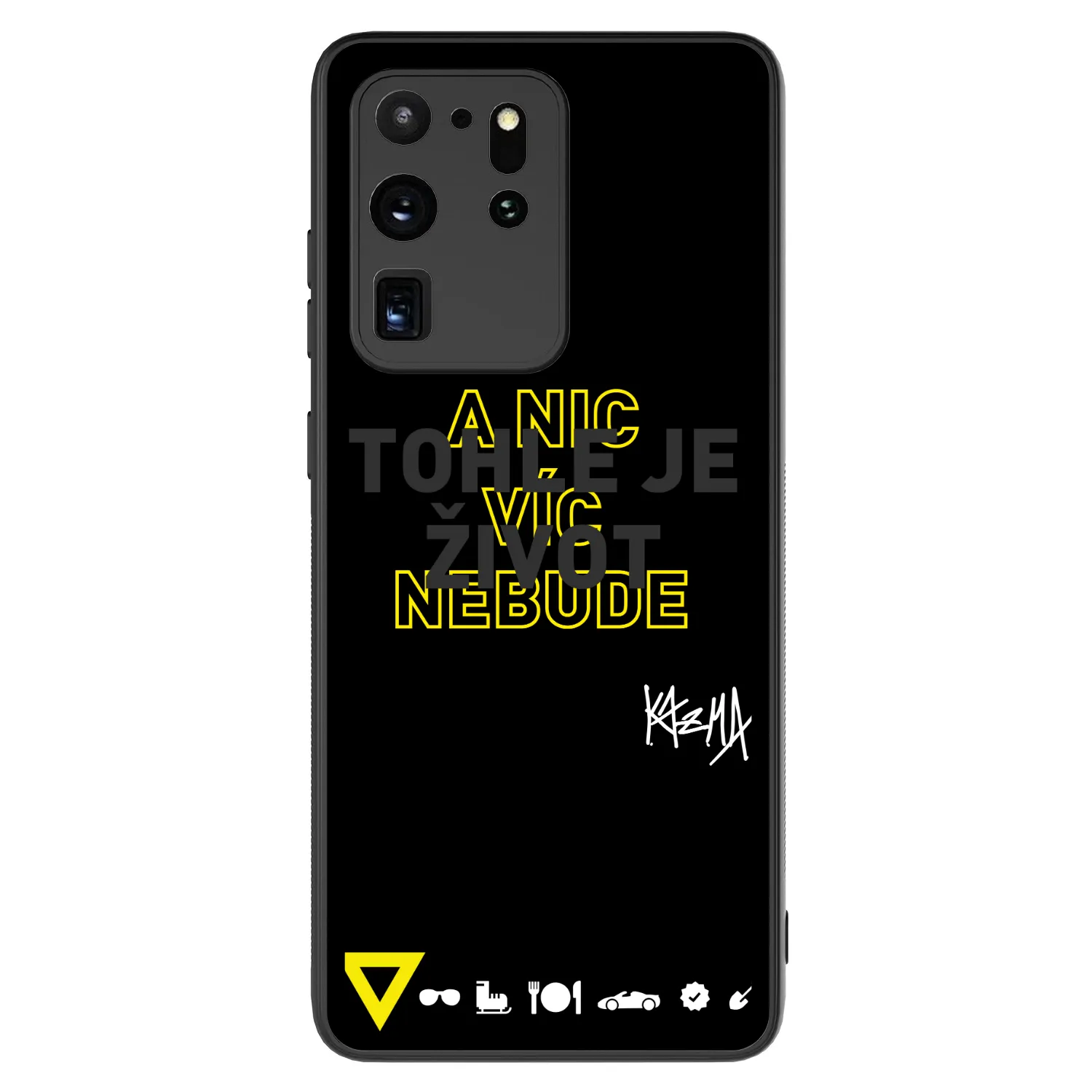Picasee ULTIMATE CASE pro Samsung Galaxy S20 Ultra 5G G988F - Kazma - TOHLE JE ŽIVOT A NIC VÍC NEBUDE