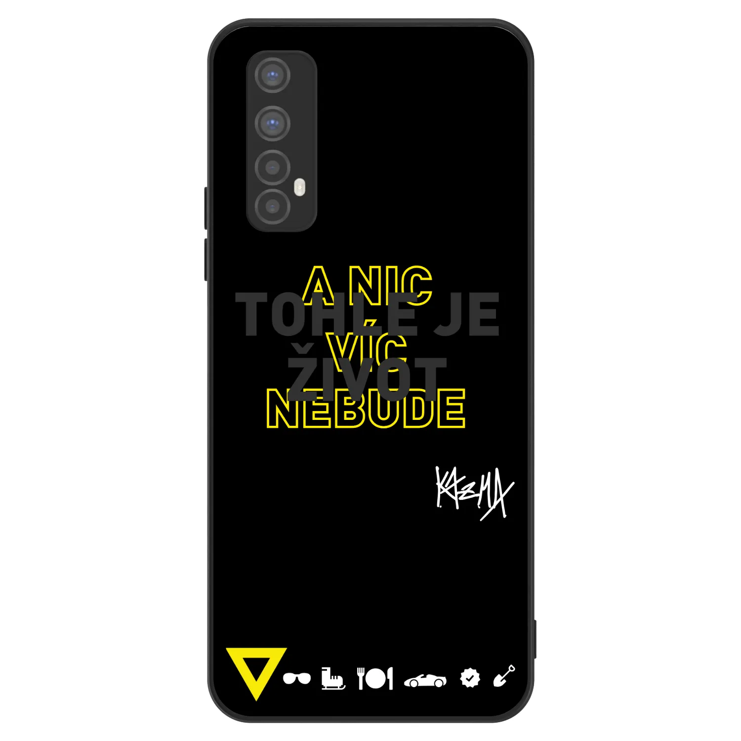 Picasee ULTIMATE CASE pro Realme 7 - Kazma - TOHLE JE ŽIVOT A NIC VÍC NEBUDE