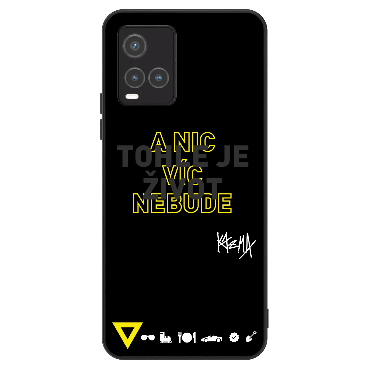 Picasee ULTIMATE CASE pro Vivo Y33s - Kazma - TOHLE JE ŽIVOT A NIC VÍC NEBUDE