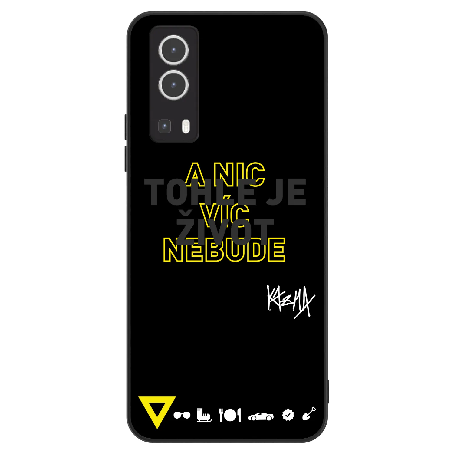 Picasee ULTIMATE CASE pro Vivo Y72 5G - Kazma - TOHLE JE ŽIVOT A NIC VÍC NEBUDE