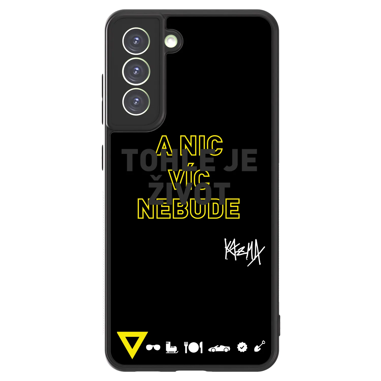Picasee ULTIMATE CASE pro Samsung Galaxy S21 FE 5G - Kazma - TOHLE JE ŽIVOT A NIC VÍC NEBUDE