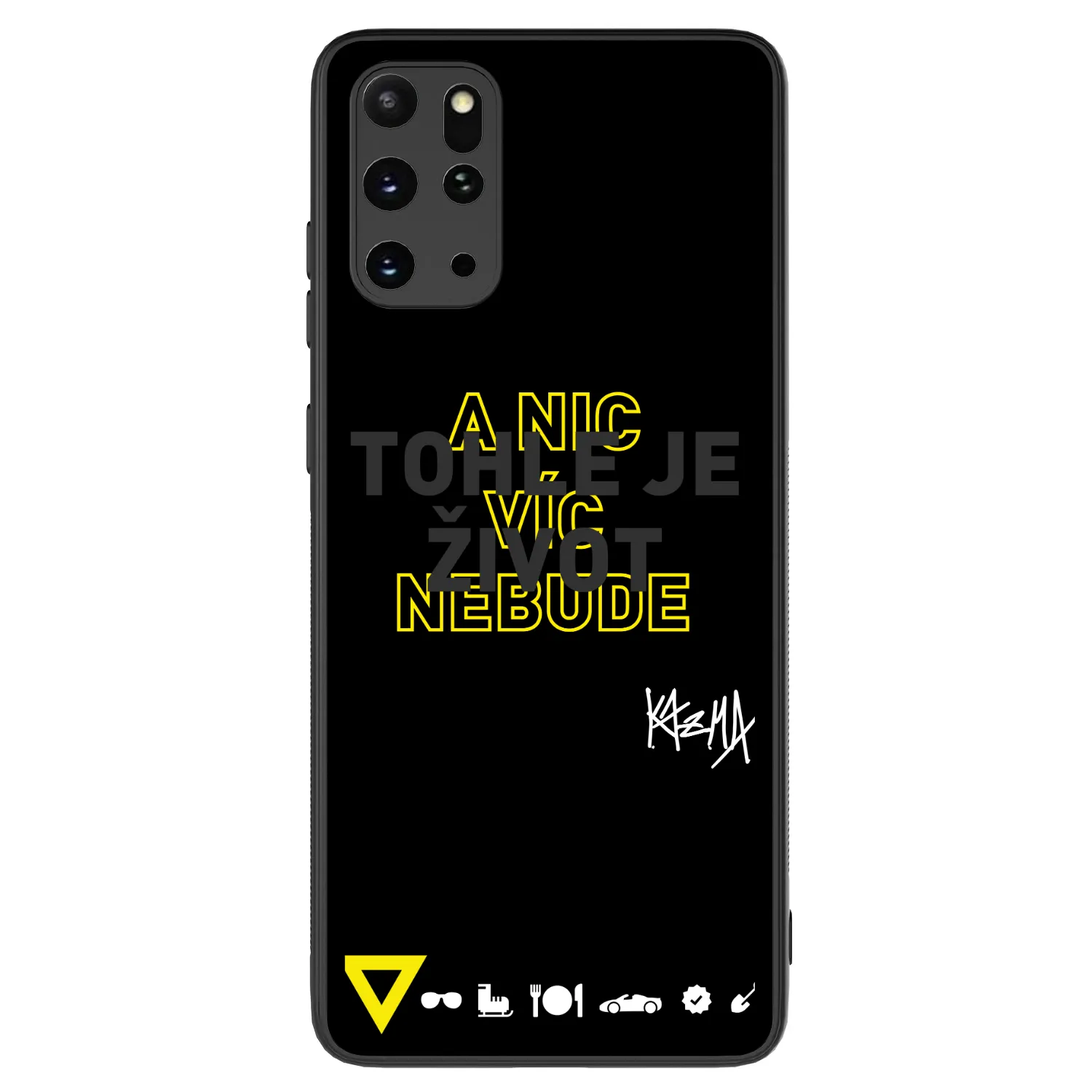 Picasee ULTIMATE CASE pro Samsung Galaxy S20+ G985F - Kazma - TOHLE JE ŽIVOT A NIC VÍC NEBUDE