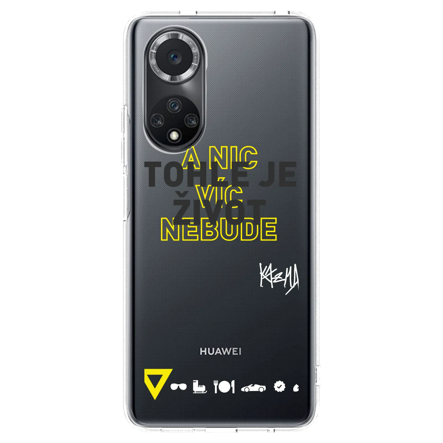 Picasee silikónový prehľadný obal pre Huawei Nova 9 SE - Kazma - TOHLE JE ŽIVOT A NIC VÍC NEBUDE