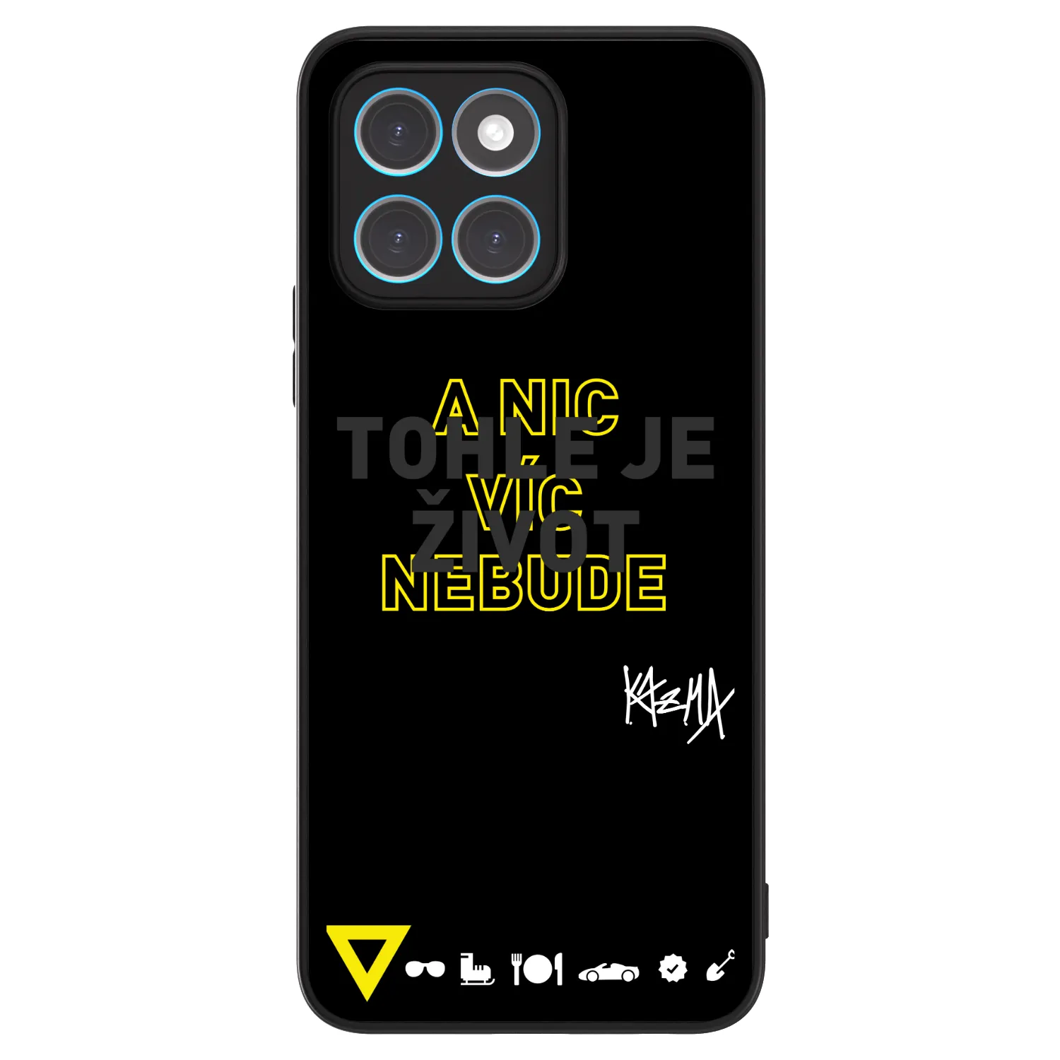 Picasee ULTIMATE CASE pro Honor X8 4G - Kazma - TOHLE JE ŽIVOT A NIC VÍC NEBUDE
