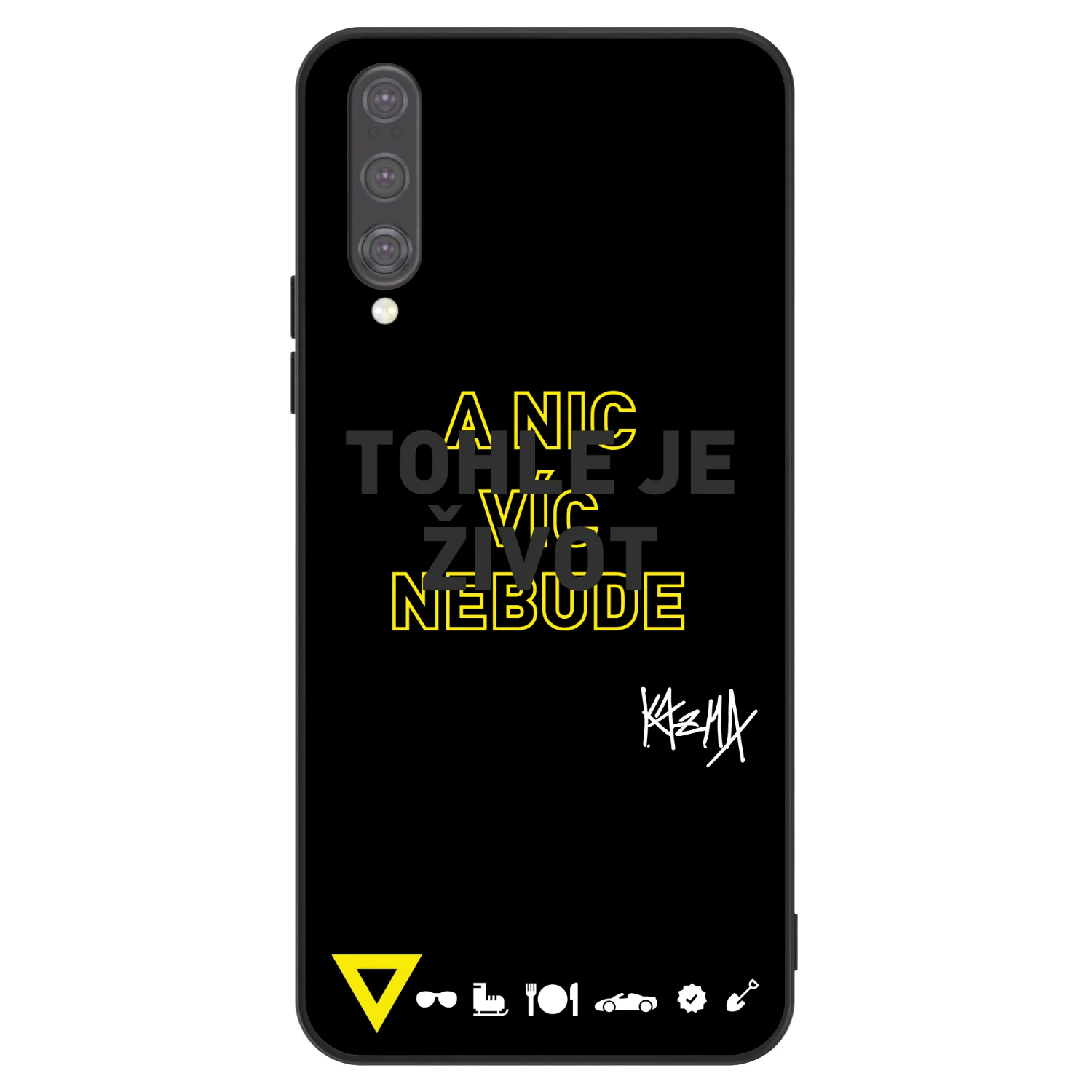 Picasee ULTIMATE CASE pro Huawei P20 Pro - Kazma - TOHLE JE ŽIVOT A NIC VÍC NEBUDE