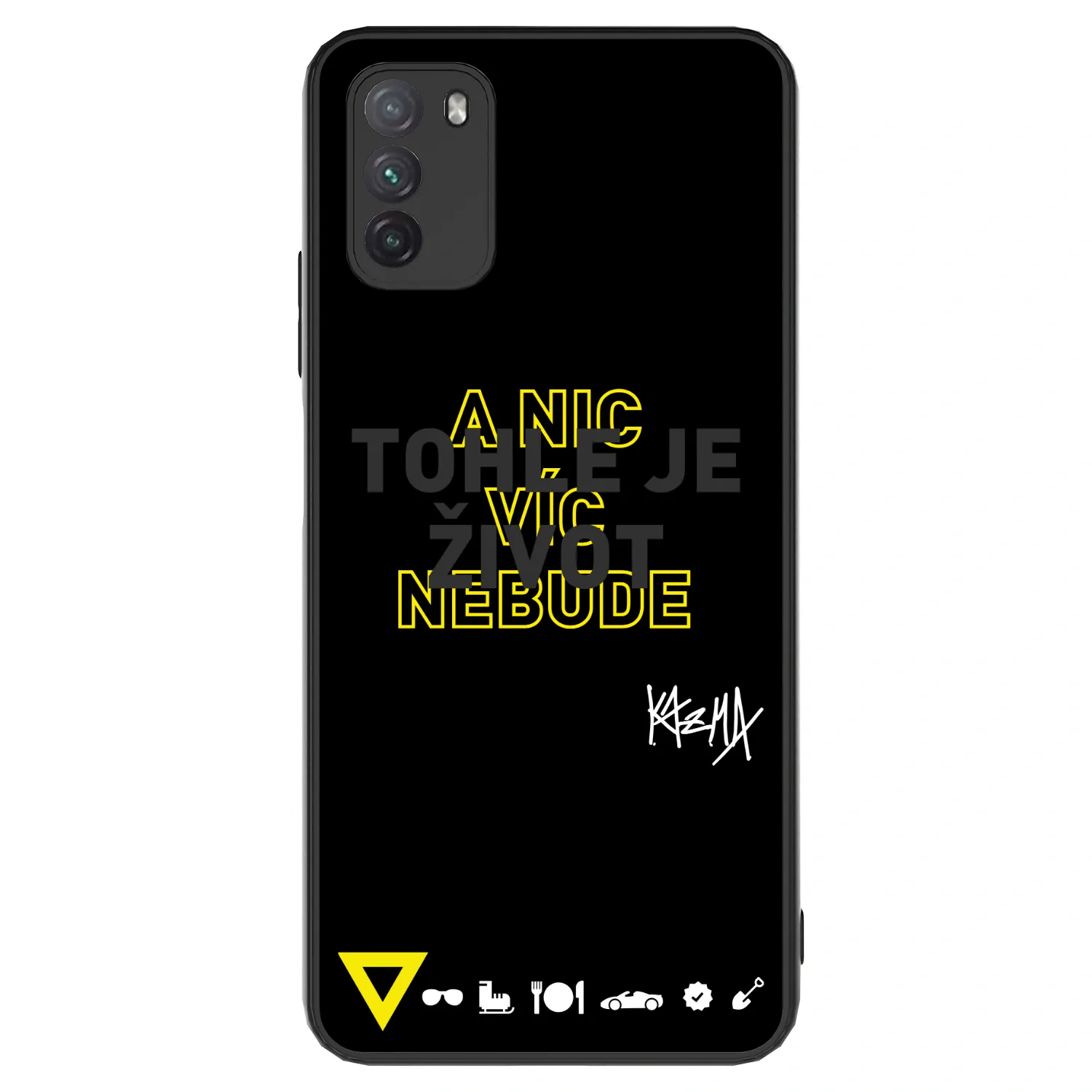 Picasee ULTIMATE CASE pro Xiaomi Poco M3 - Kazma - TOHLE JE ŽIVOT A NIC VÍC NEBUDE