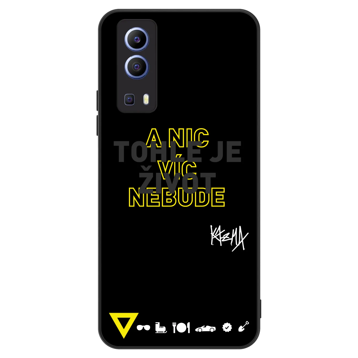 Picasee ULTIMATE CASE pro Vivo Y52 5G - Kazma - TOHLE JE ŽIVOT A NIC VÍC NEBUDE