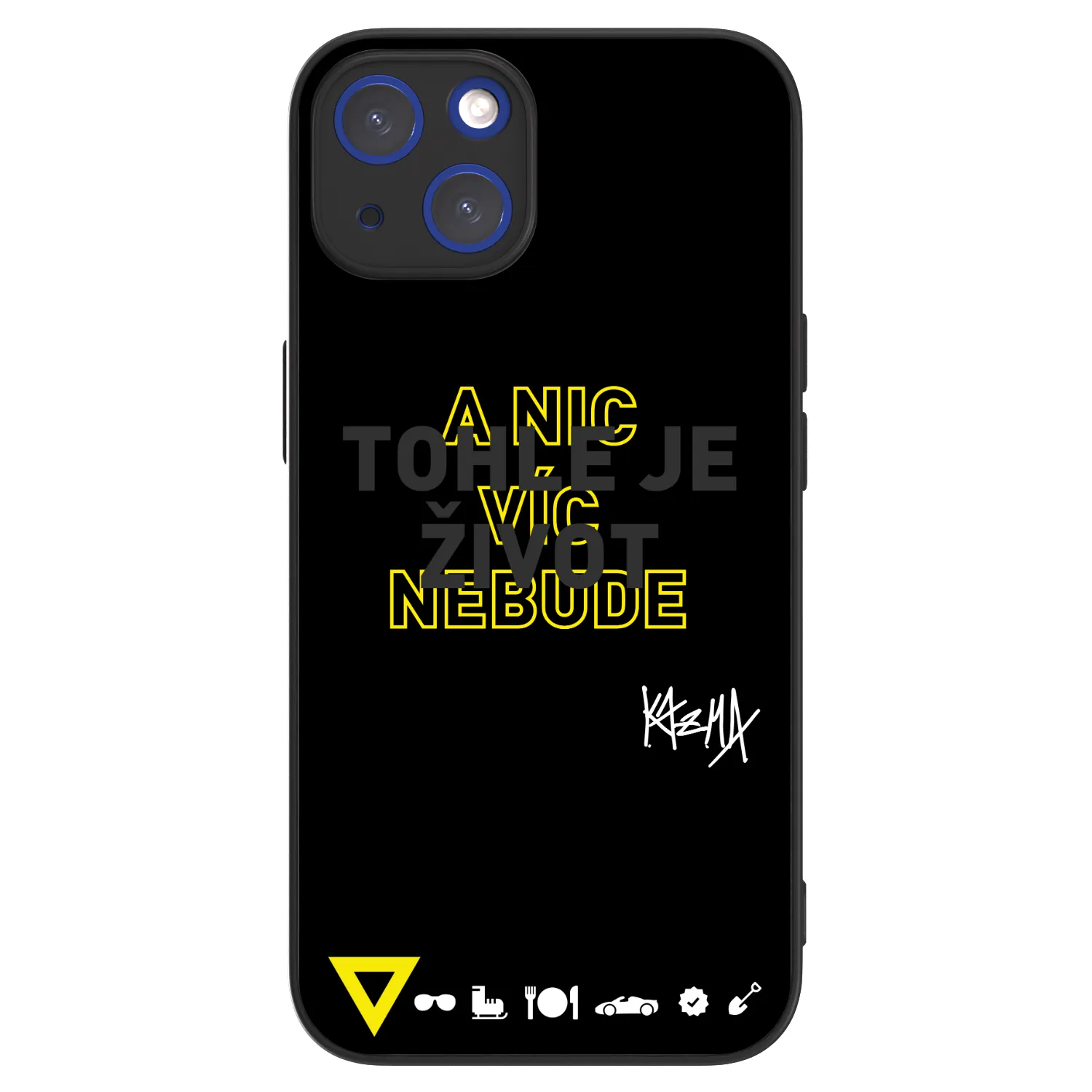 Picasee ULTIMATE CASE pro Apple iPhone 14 - Kazma - TOHLE JE ŽIVOT A NIC VÍC NEBUDE