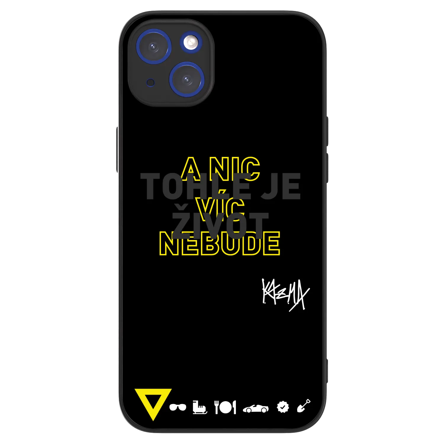 Picasee ULTIMATE CASE pro Apple iPhone 14 Plus - Kazma - TOHLE JE ŽIVOT A NIC VÍC NEBUDE