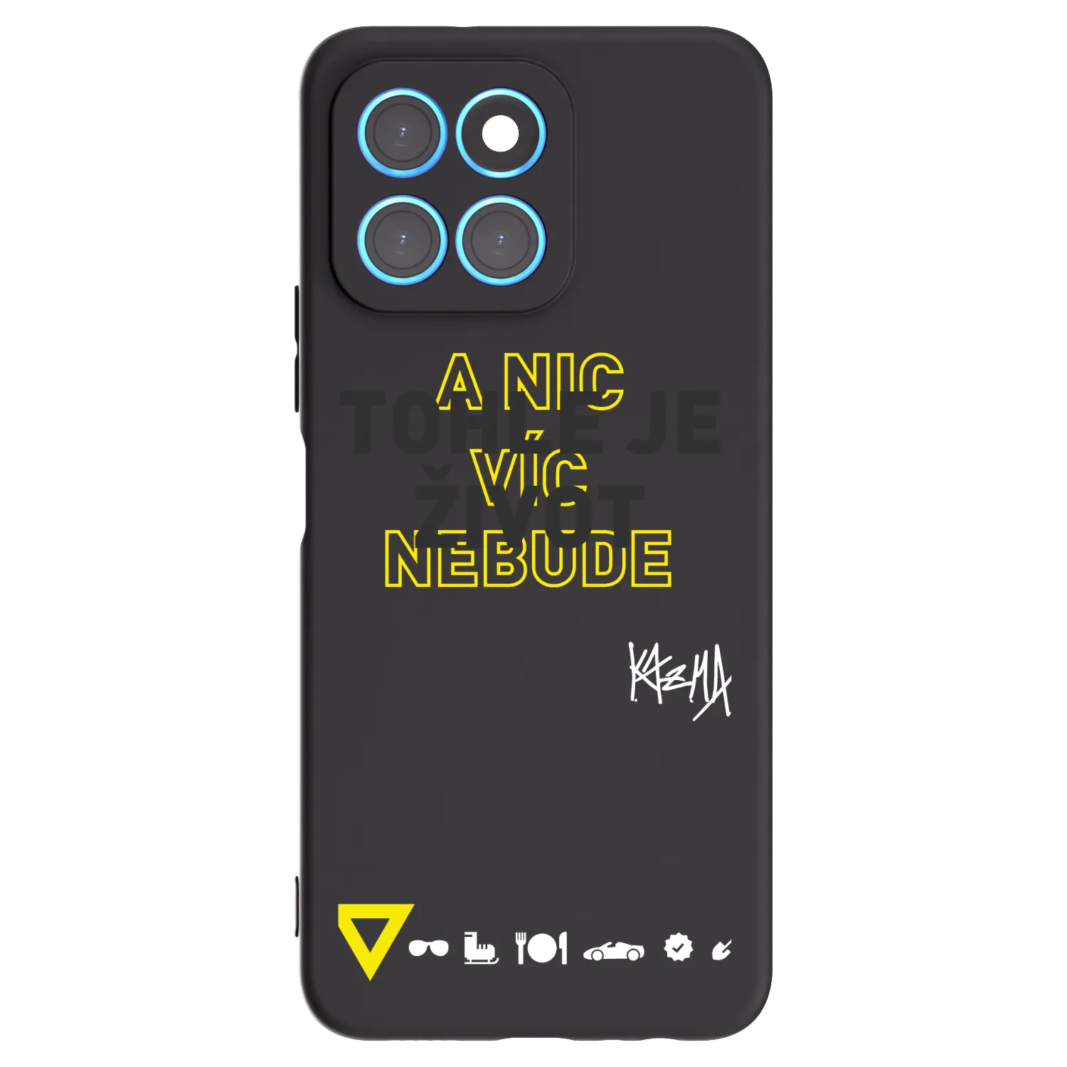 Picasee silikónový čierny obal pre Honor X6 - Kazma - TOHLE JE ŽIVOT A NIC VÍC NEBUDE