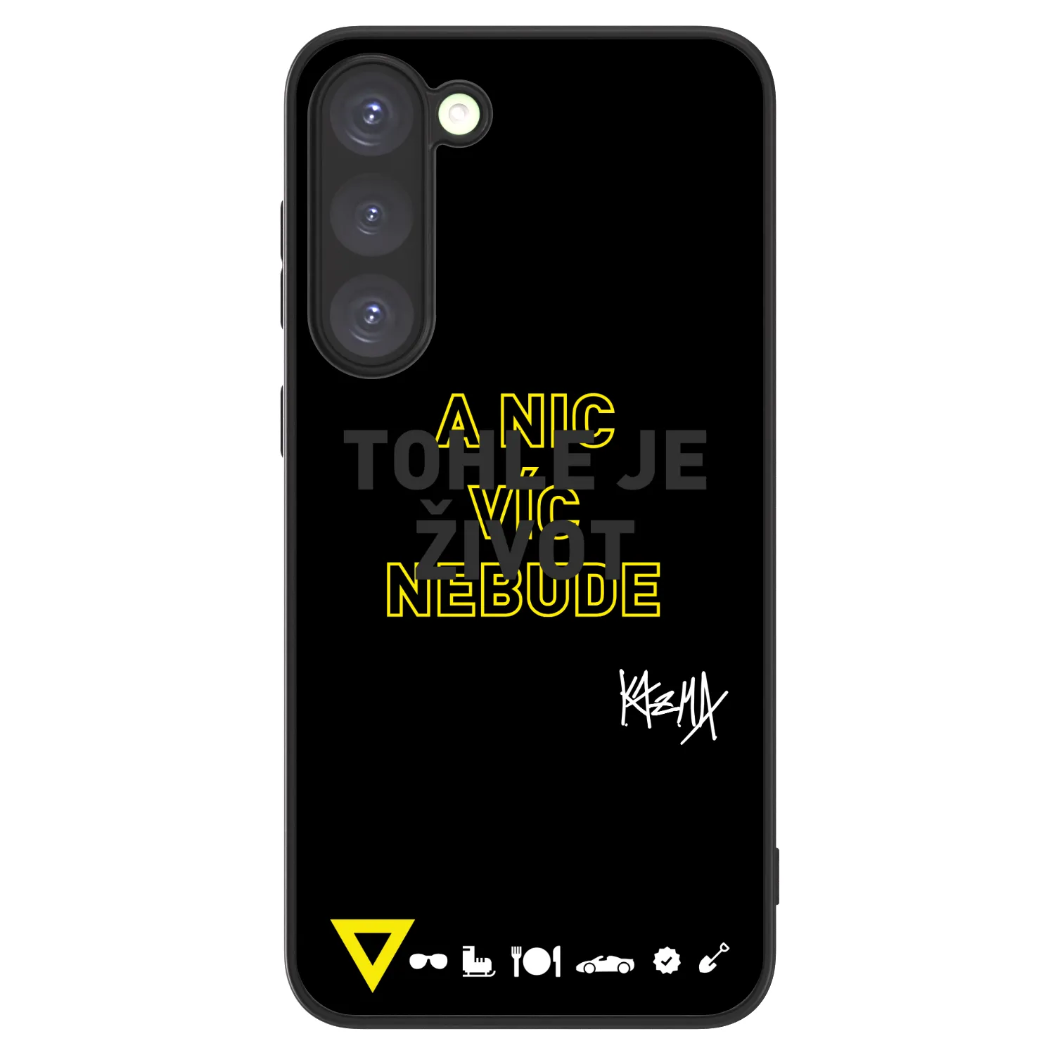 Picasee ULTIMATE CASE PowerShare pro Samsung Galaxy S23+ 5G - Kazma - TOHLE JE ŽIVOT A NIC VÍC NEBUDE