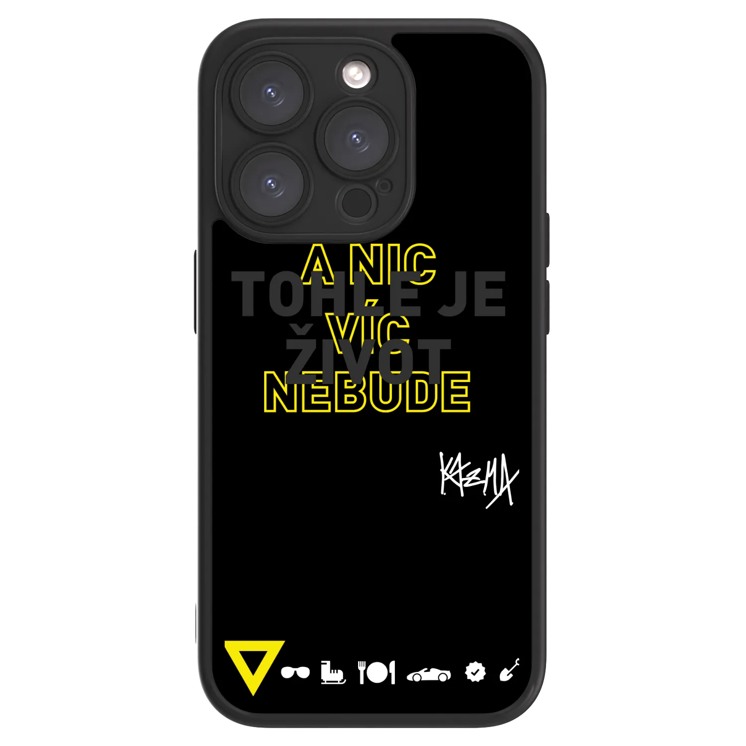ULTIMATE CASE MagSafe pro Apple iPhone 15 Pro - Kazma - TOHLE JE ŽIVOT A NIC VÍC NEBUDE