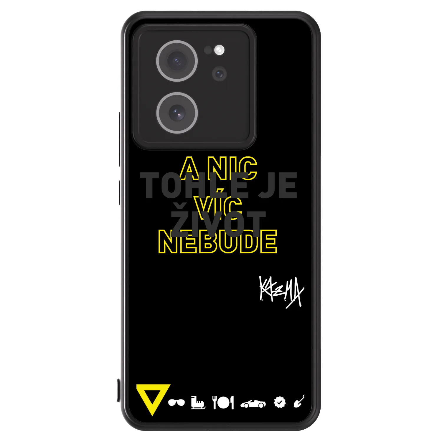 Picasee ULTIMATE CASE pro Xiaomi 13T Pro - Kazma - TOHLE JE ŽIVOT A NIC VÍC NEBUDE