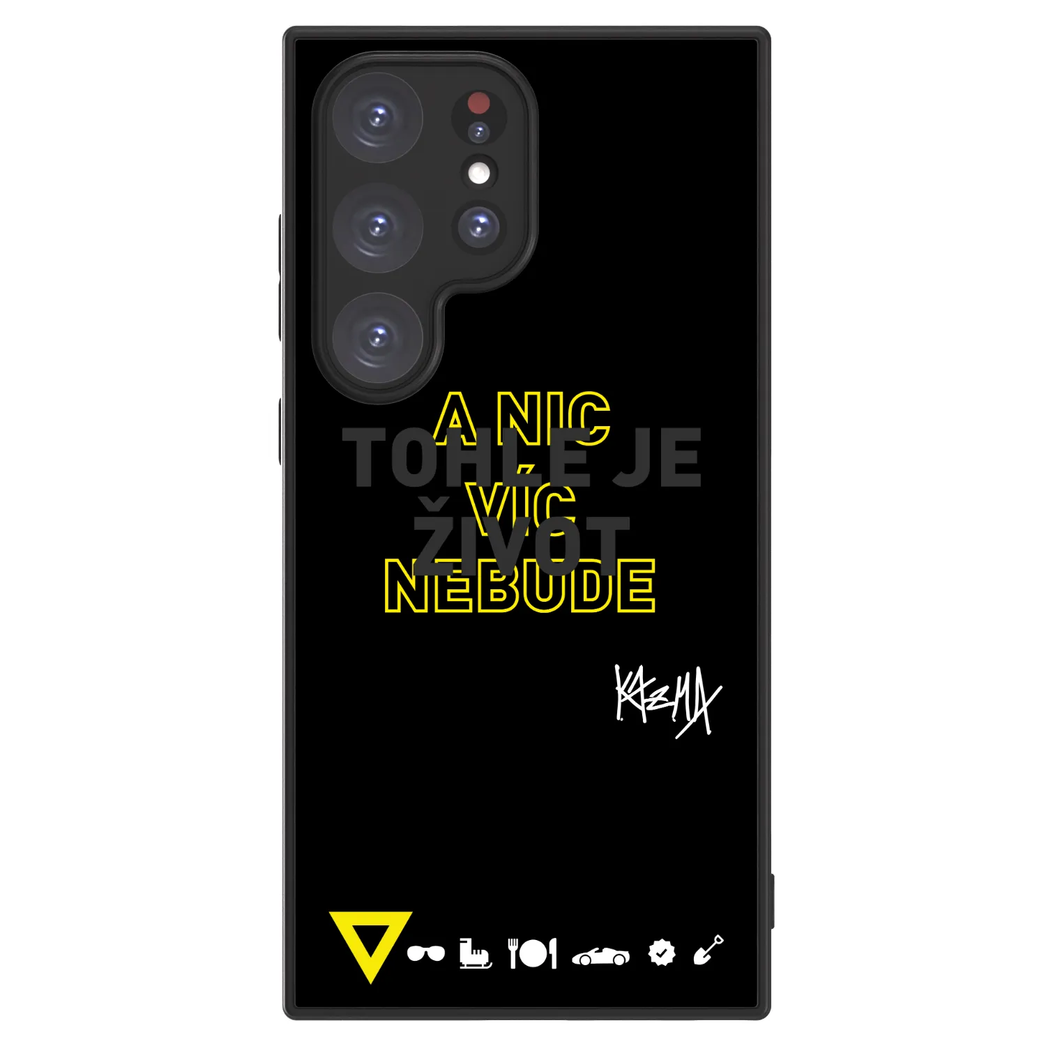 Picasee ULTIMATE CASE PowerShare pro Samsung Galaxy S24 Ultra S928B 5G - Kazma - TOHLE JE ŽIVOT A NIC VÍC NEBUDE