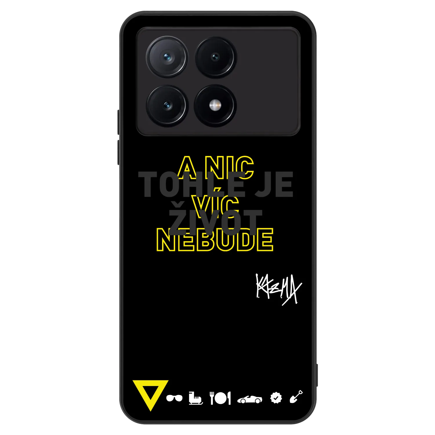 Picasee ULTIMATE CASE pro Xiaomi Poco X6 Pro - Kazma - TOHLE JE ŽIVOT A NIC VÍC NEBUDE