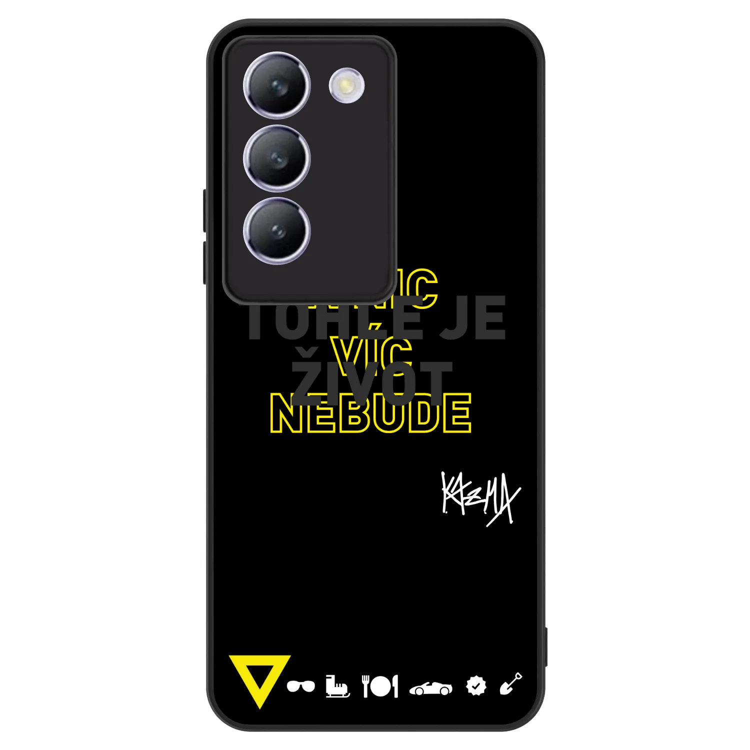 Picasee ULTIMATE CASE pro Vivo V40 SE 5G - Kazma - TOHLE JE ŽIVOT A NIC VÍC NEBUDE