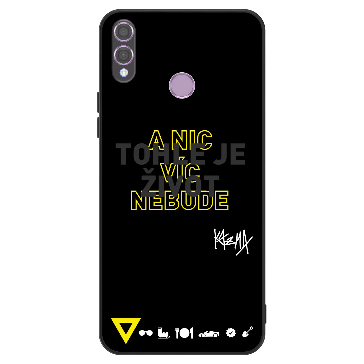 Picasee ULTIMATE CASE pro Honor 8X - Kazma - TOHLE JE ŽIVOT A NIC VÍC NEBUDE