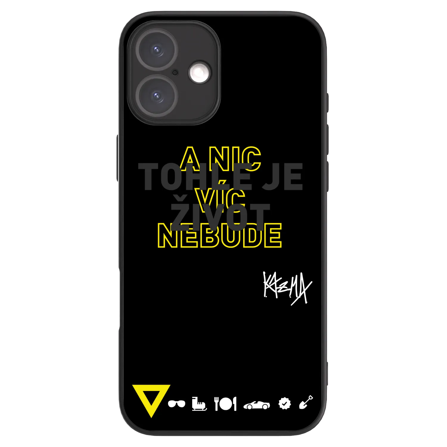 Picasee ULTIMATE CASE MagSafe pro Apple iPhone 16 Plus - Kazma - TOHLE JE ŽIVOT A NIC VÍC NEBUDE