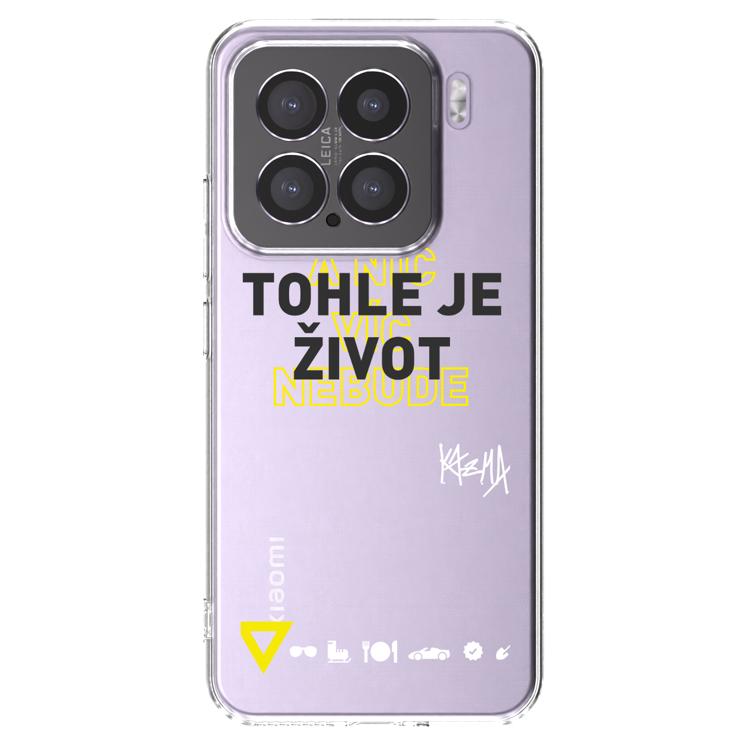Picasee silikónový prehľadný obal pre Xiaomi 15 - Kazma - TOHLE JE ŽIVOT A NIC VÍC NEBUDE