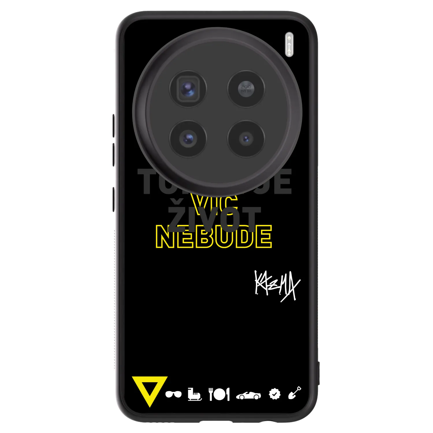 Picasee ULTIMATE CASE pro Vivo X200 Pro - Kazma - TOHLE JE ŽIVOT A NIC VÍC NEBUDE