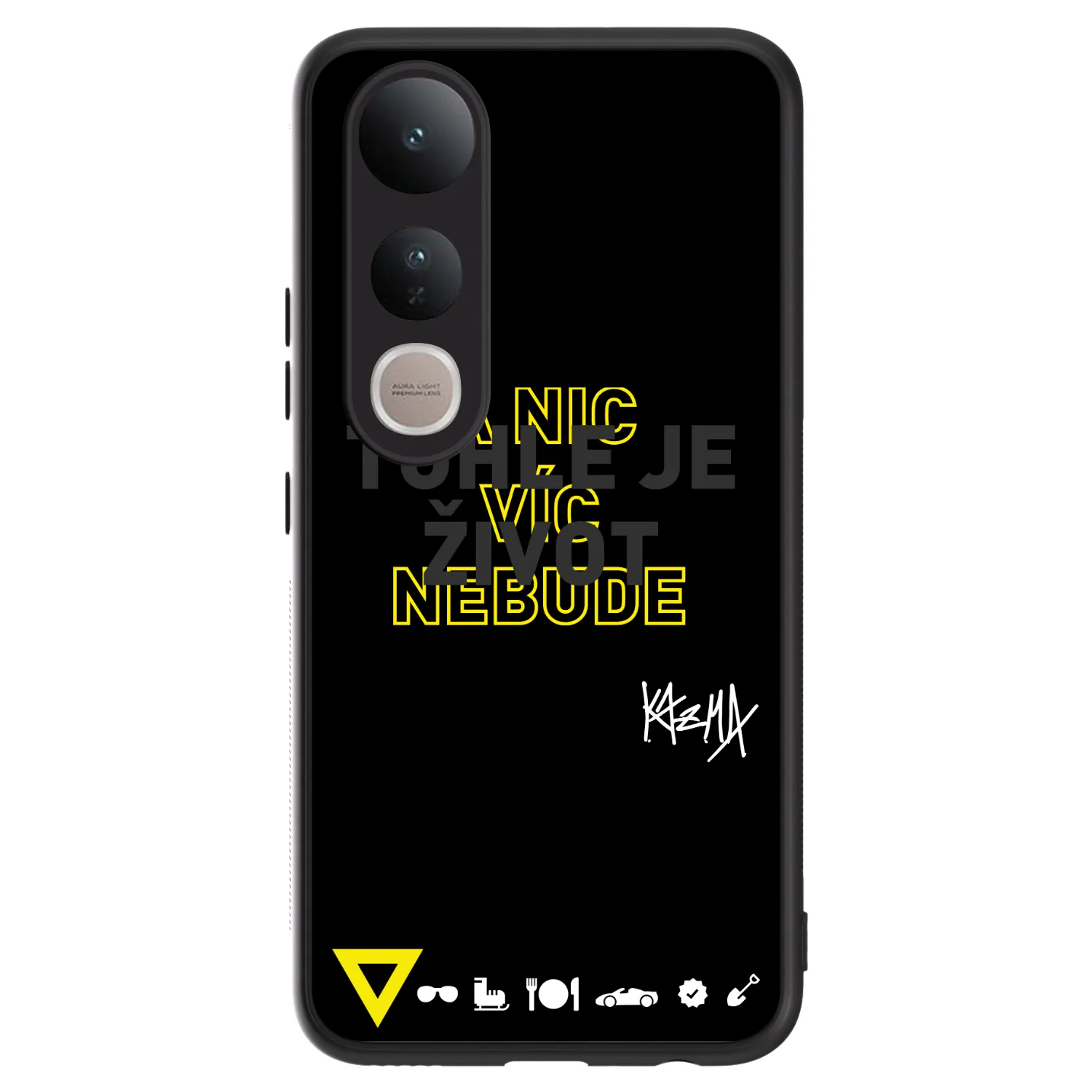 Picasee ULTIMATE CASE pro Vivo V50 Lite 5G - Kazma - TOHLE JE ŽIVOT A NIC VÍC NEBUDE