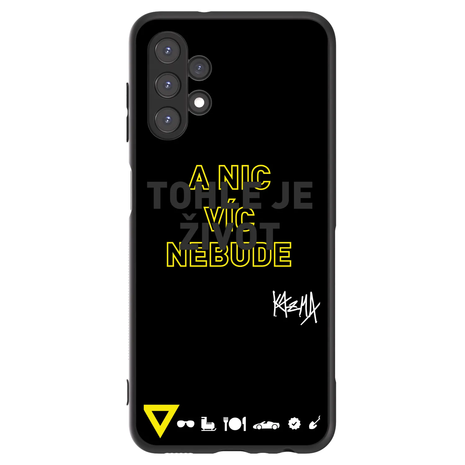 Picasee ULTIMATE CASE pro Samsung Galaxy A13 5G - Kazma - TOHLE JE ŽIVOT A NIC VÍC NEBUDE