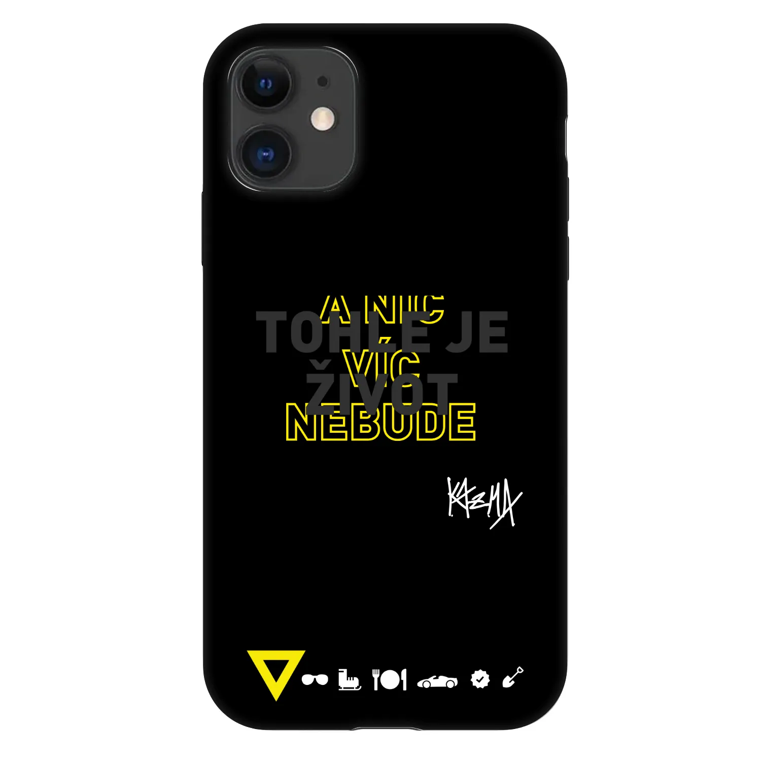 Picasee Fashion Case pre Apple iPhone 11 - Kazma - TOHLE JE ŽIVOT A NIC VÍC NEBUDE