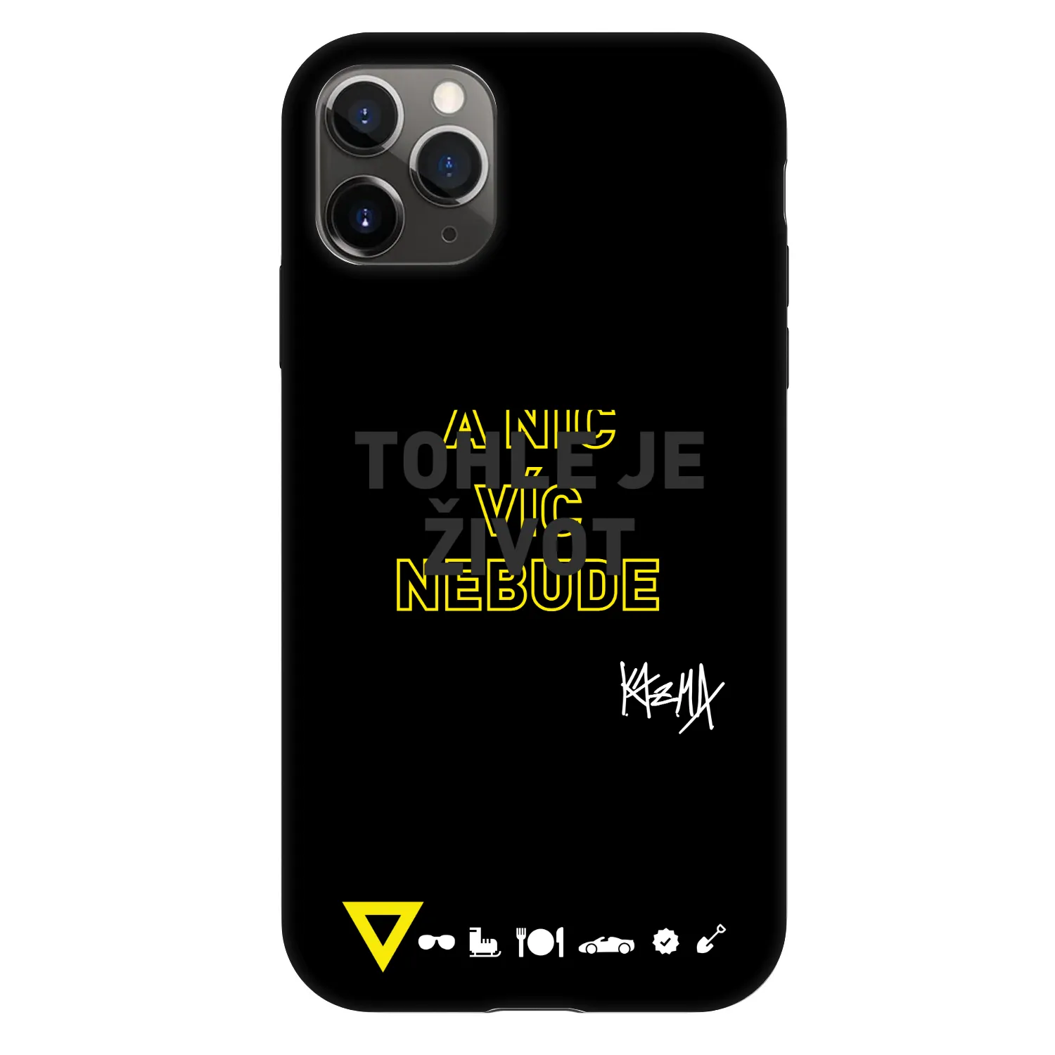 Picasee Fashion Case pre Apple iPhone 11 Pro - Kazma - TOHLE JE ŽIVOT A NIC VÍC NEBUDE