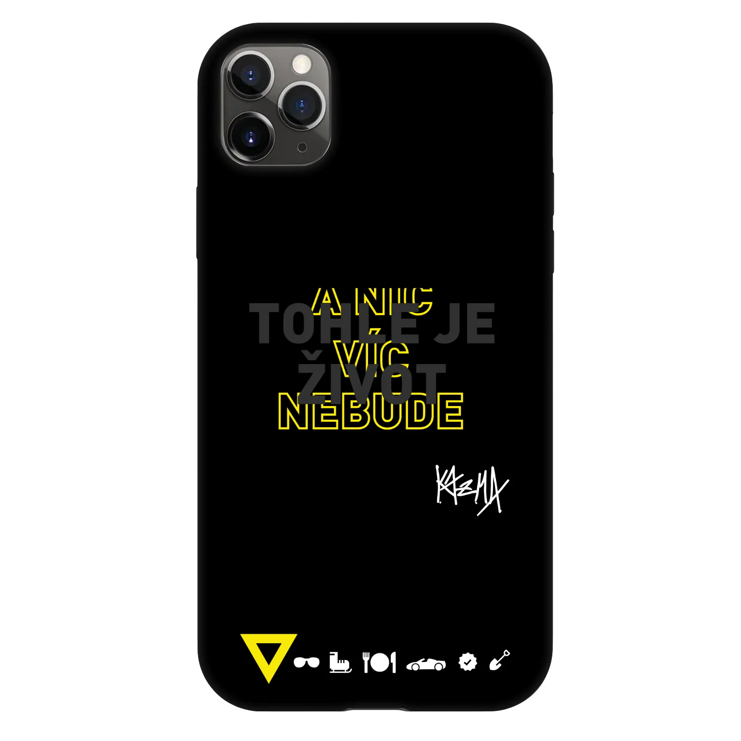 Picasee Fashion Case pre Apple iPhone 11 Pro Max - Kazma - TOHLE JE ŽIVOT A NIC VÍC NEBUDE