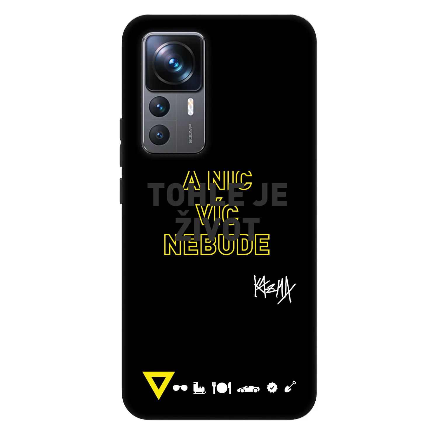 Picasee Fashion Case pre Xiaomi 12T Pro - Kazma - TOHLE JE ŽIVOT A NIC VÍC NEBUDE