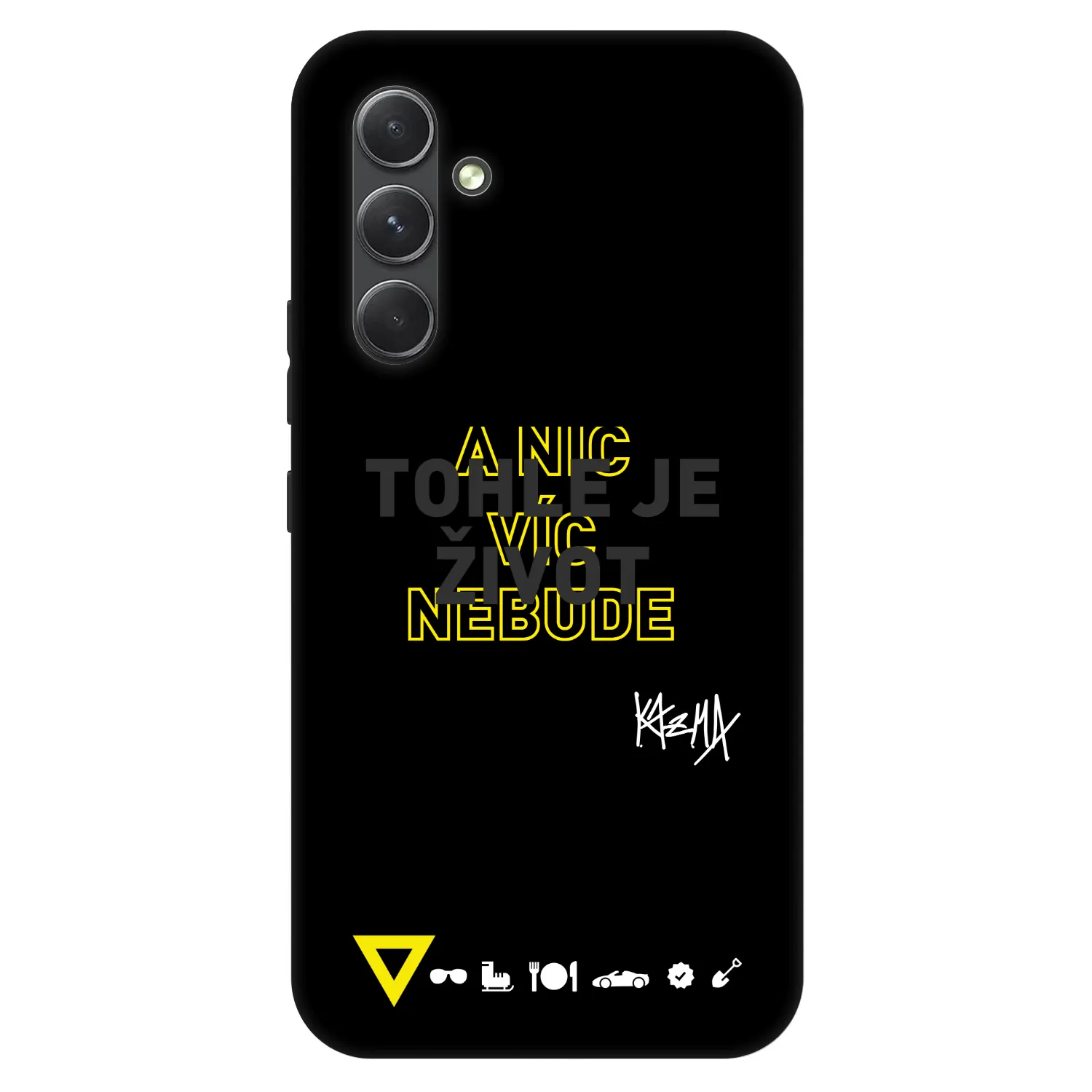 Picasee Fashion Case pre Samsung Galaxy A54 5G A546B - Kazma - TOHLE JE ŽIVOT A NIC VÍC NEBUDE
