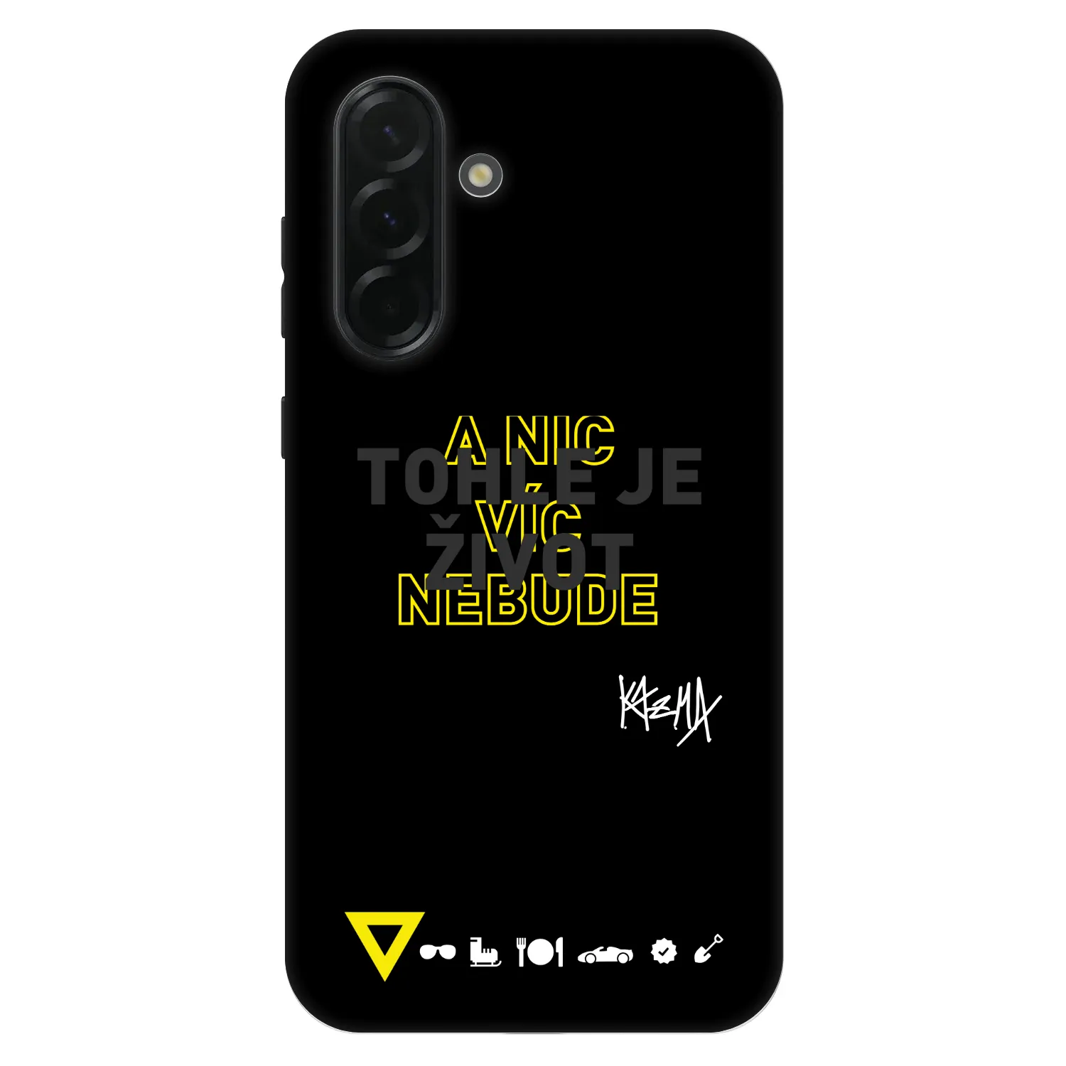 Picasee Fashion Case pre Samsung Galaxy A36 5G - Kazma - TOHLE JE ŽIVOT A NIC VÍC NEBUDE