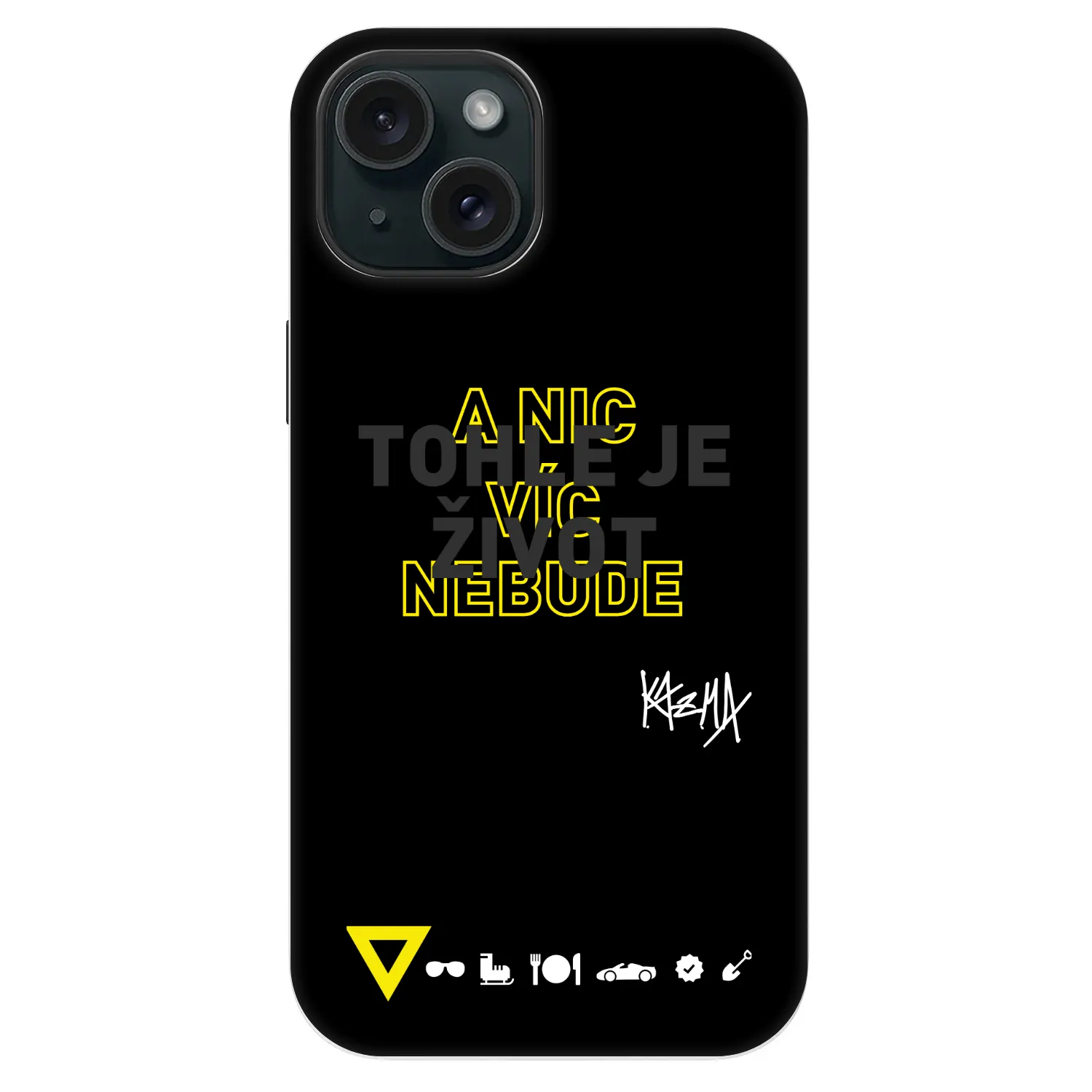 Picasee Fashion Case MagSafe pre Apple iPhone 14 - Kazma - TOHLE JE ŽIVOT A NIC VÍC NEBUDE