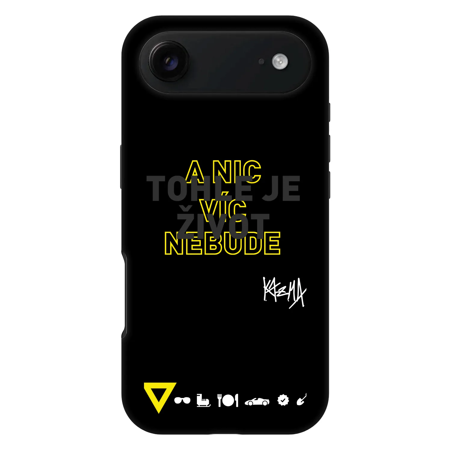 Picasee Fashion Case MagSafe pre Apple iPhone Air - Kazma - TOHLE JE ŽIVOT A NIC VÍC NEBUDE