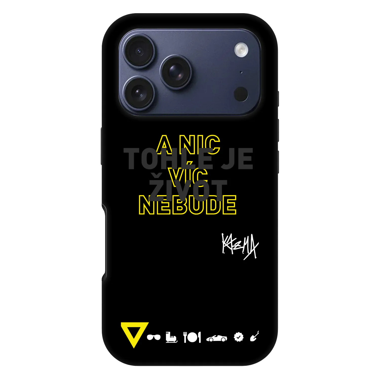 Picasee Fashion Case MagSafe pre Apple iPhone 17 Pro - Kazma - TOHLE JE ŽIVOT A NIC VÍC NEBUDE