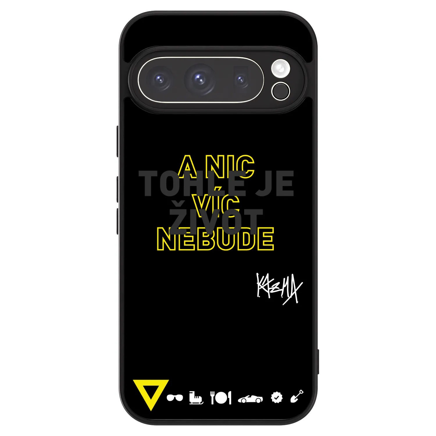 Picasee ULTIMATE CASE pro Google Pixel 9 Pro XL - Kazma - TOHLE JE ŽIVOT A NIC VÍC NEBUDE