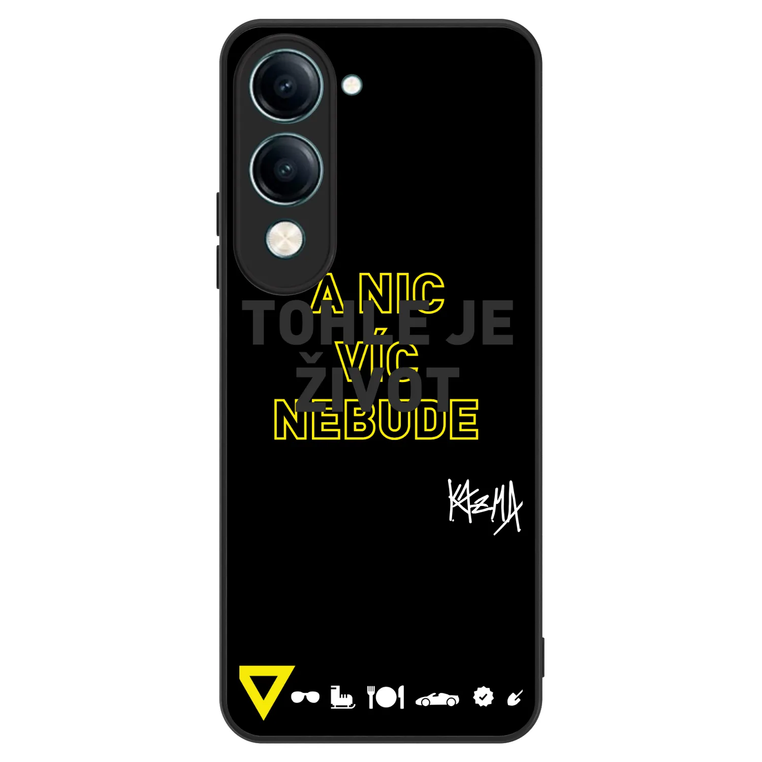 Picasee ULTIMATE CASE pro Vivo Y29s 5G - Kazma - TOHLE JE ŽIVOT A NIC VÍC NEBUDE