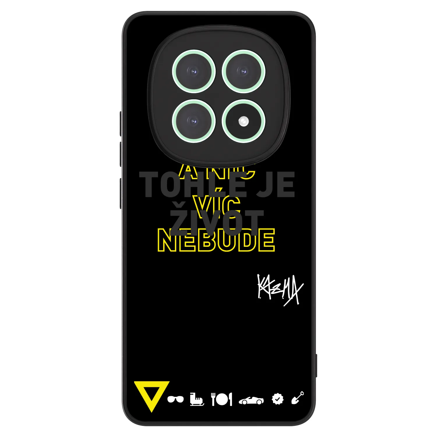 Picasee ULTIMATE CASE pro Xiaomi Redmi Note 15 - Kazma - TOHLE JE ŽIVOT A NIC VÍC NEBUDE