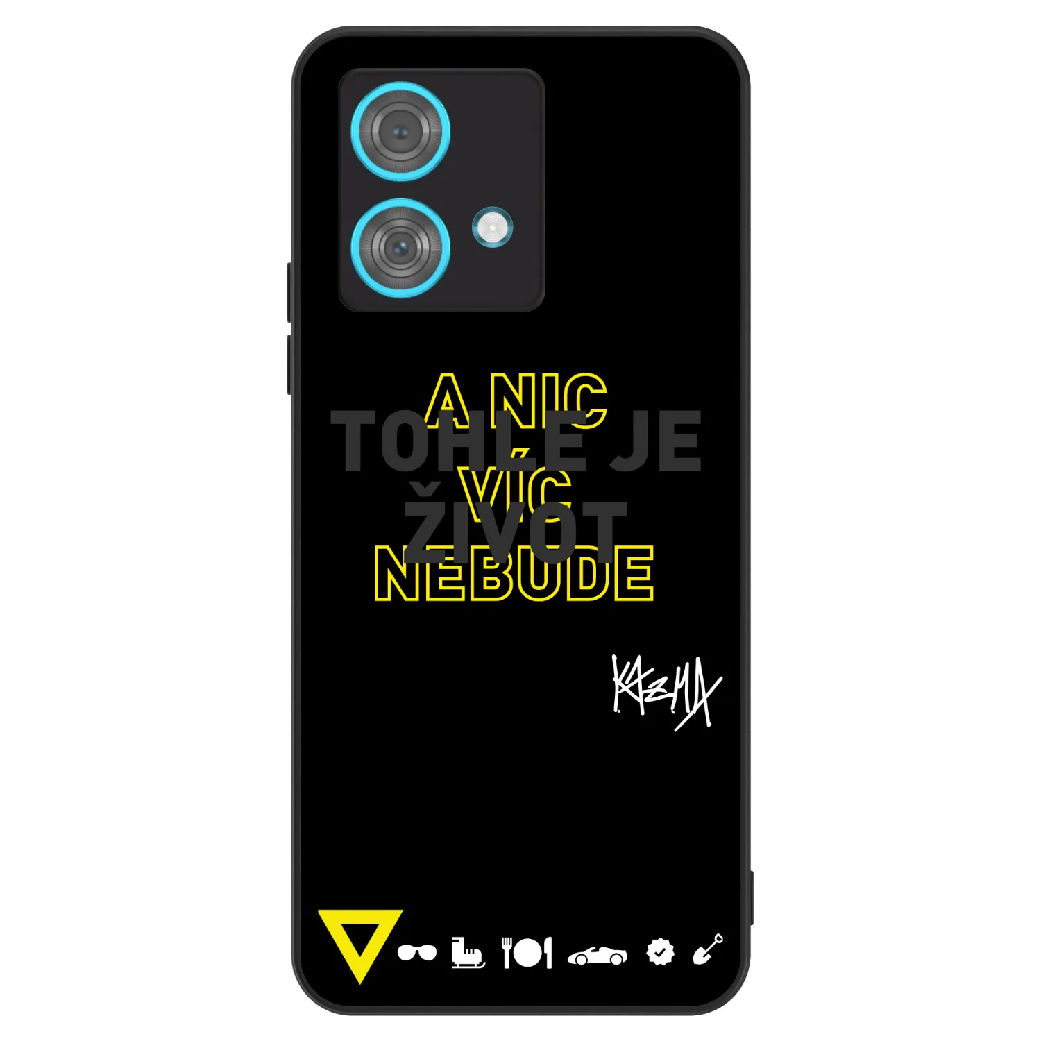 Picasee ULTIMATE CASE pro Motorola Edge 40 Neo - Kazma - TOHLE JE ŽIVOT A NIC VÍC NEBUDE