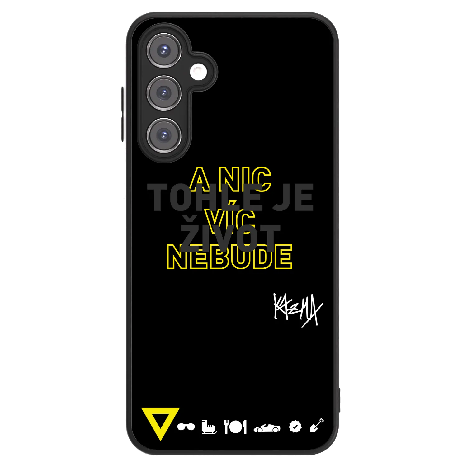 Picasee ULTIMATE CASE pro Samsung Galaxy A16 4G - Kazma - TOHLE JE ŽIVOT A NIC VÍC NEBUDE